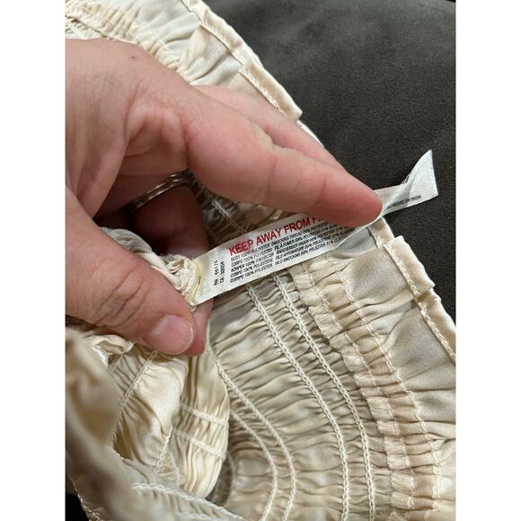 Free People Intimately White Smocked Tube Top Sz XS Boho Y2K Coquette - Picture 5 of 5